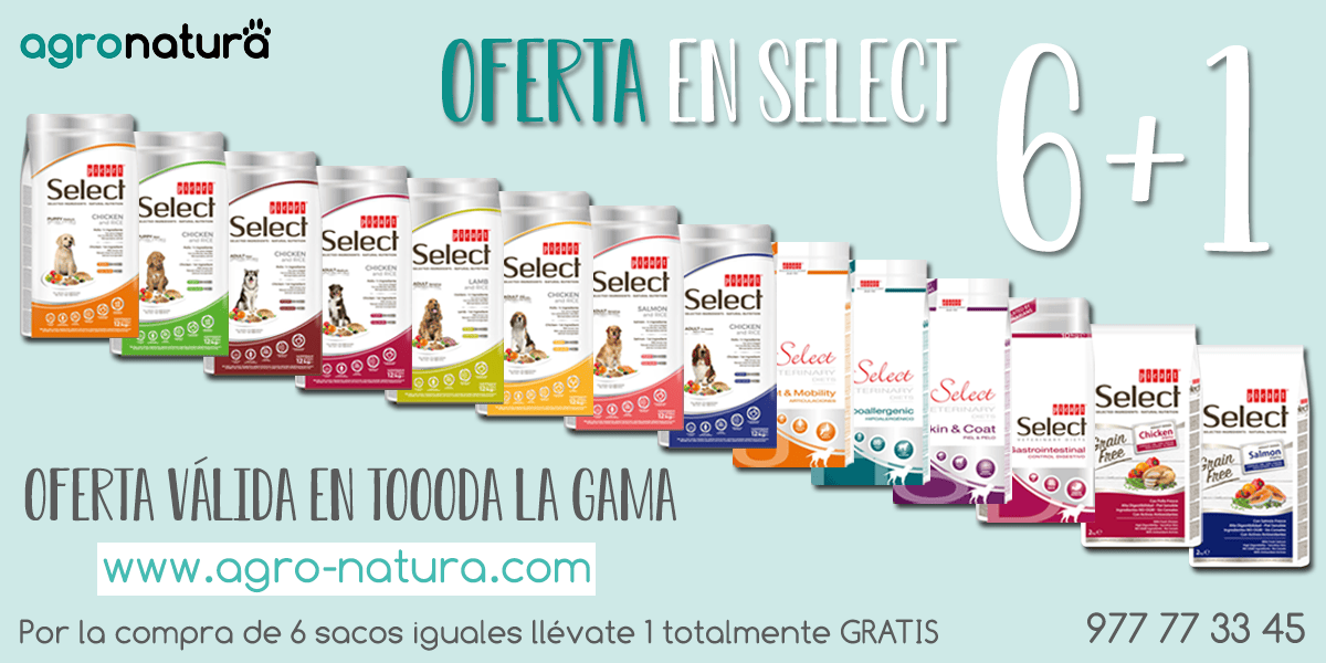 Oferta 6+1 Pienso Select Picart - Agronatura tienda de animales Oferta 6+1 Pienso Select Picart - Agronatura tienda de animales