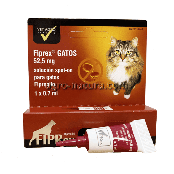 Pipeta Antiparasitaria FIPREX Gato Reus - Agronatura