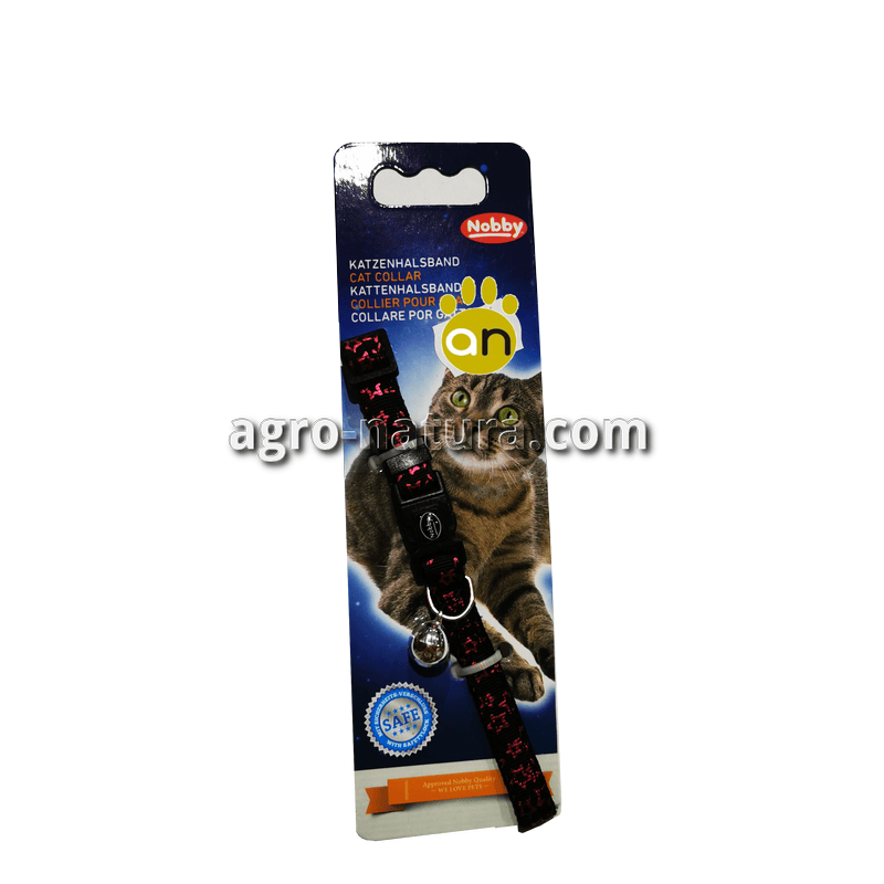 Collar gato STAR BLACK - Nobby