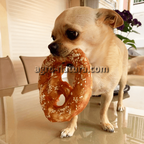 snack para perritos en forma de pretzel comprar online agronatura